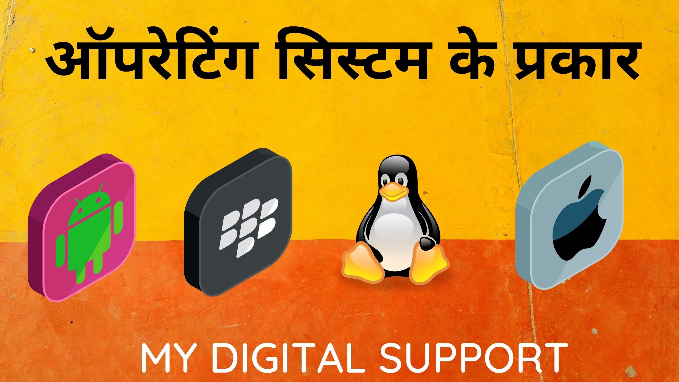 ऑपरेटिंग सिस्टम के प्रकार – Types of operating system in Hindi